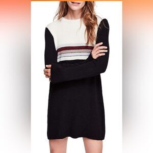 NWT Free People Color Block Dress XSmall